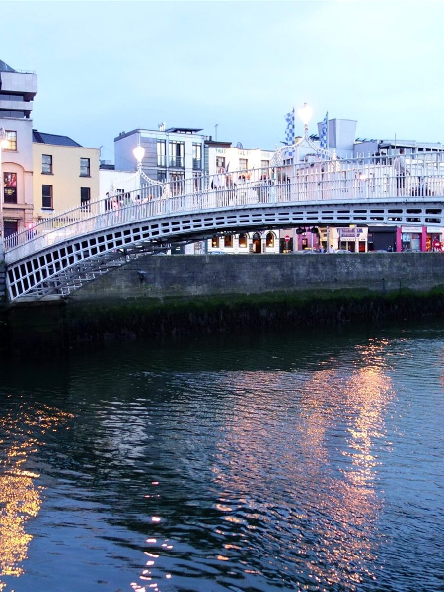 Irlande : Dublin, Ha'penny Bridge
